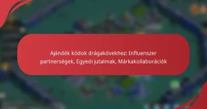 Ajándék kódok drágakövekhez: Influenszer partnerségek, Egyedi jutalmak, Márkakollaborációk