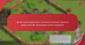 Ajándék kódok drágakövekhez: Rendszeres frissítések, Folyamatos játékos ösztönzők, Elköteleződést növelő intézkedések