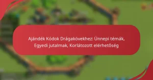 Ajándék Kódok Drágakövekhez: Ünnepi témák, Egyedi jutalmak, Korlátozott elérhetőség