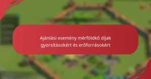 Ajánlási esemény mérföldkő díjak gyorsításokért és erőforrásokért