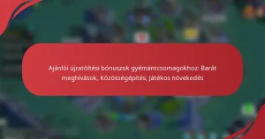 Ajánlói újratöltési bónuszok gyémántcsomagokhoz: Barát meghívások, Közösségépítés, Játékos növekedés