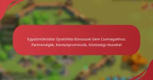Együttműködési Újratöltési Bónuszok Gem Csomagokhoz: Partnerségek, Keresztpromóciók, Közösségi részvétel