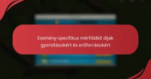 Esemény-specifikus mérföldkő díjak gyorsításokért és erőforrásokért