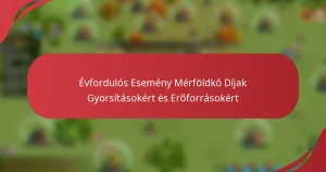 Évfordulós Esemény Mérföldkő Díjak Gyorsításokért és Erőforrásokért