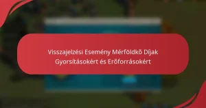 Visszajelzési Esemény Mérföldkő Díjak Gyorsításokért és Erőforrásokért