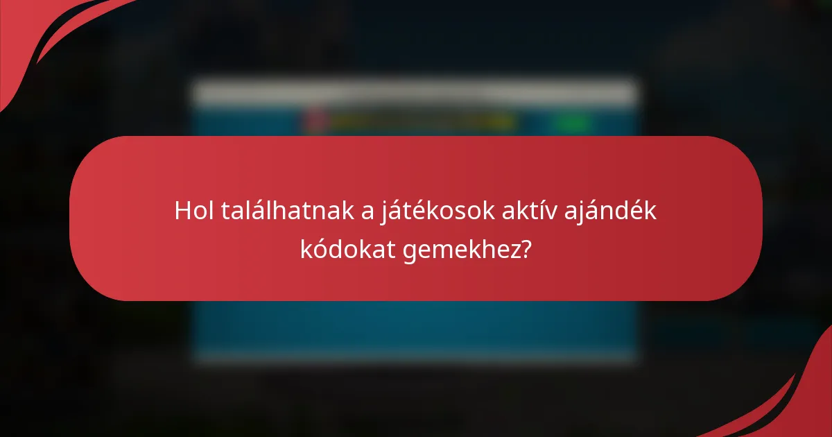 Hol találhatnak a játékosok aktív ajándék kódokat gemekhez?