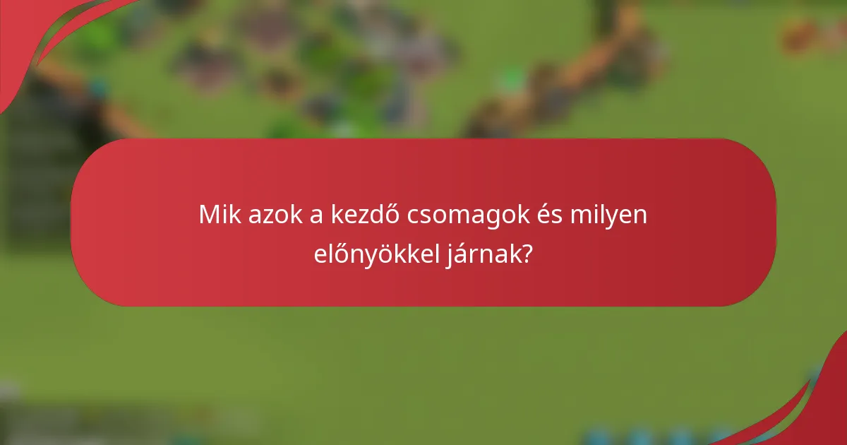Mik azok a kezdő csomagok és milyen előnyökkel járnak?
